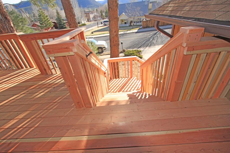 Redwood Deck Installation in Stamford, CT